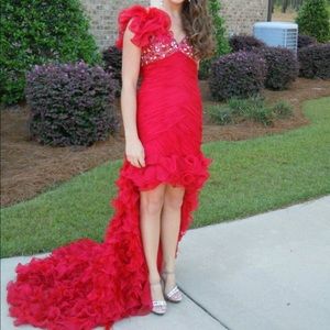 Beautiful red dress